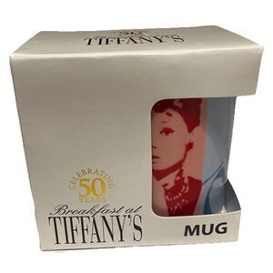 Audrey Hepburn Breakfast at Tiffanys 50th Anniversary Pop Art Coffee Mug 11 Oz